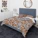 Designart 'Leopard Fur Safari II' Mid-Century Modern Duvet Cover Comforter Set