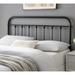 Ellen Classic King Size Black Metal Headboard