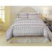 Pointehaven 180 GSM Cotton Flannel Luxury Printed Duvet Set