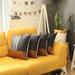 Boho-Chic Decorative Vegan Faux Leather Pillow Covers 4 PCS