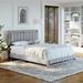 Boyd Sleep Senata Upholstered Linen Platform Bed