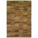 Jade Multi-Color Earth Tones Hand-Knotted Area Rug