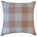 Jaspen Plaid Throw Pillow Blush Slub