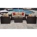 Belle 5 Piece Outdoor Wicker Patio Furniture Set 05b