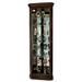 Howard Miller Dustin Espresso 8-shelf Solid Wood Curio Cabinet - 80 in. high x 28 in. wide x 16 in. deep