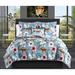 Chic Home Orietta 4 Piece Reversible Quilt Set Tropical Print