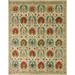 Noori Rug Aria Fine Chobi Adelynn Ivory/Orange Rug - 8'0" x 10'1"