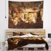 Designart 'Dark Cango Caves South Africa' African Landscape Wall Tapestry