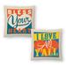 Bless Your Heart Square and I love All Yall Square - Set of 2 Decorative Pillows