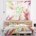 Designart 'Exotic Multi Color Spiral Flower' Abstract Wall Tapestry
