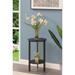 Convenience Concepts Graystone 24 inch 2 Tier Plant Stand