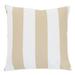 Majestic Home Goods Striped Indoor/ Outdoor 20-inch Square Pillow