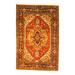 Pasargad NY Handmade Fine Serapi Red Wool Rug 4'X 6'1'' - 4'X 6'1''