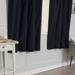 Aurora Home Solid Cotton Blend Blackout Curtain Set of 2