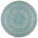 SAFAVIEH Courtyard Fran Mandala Indoor/ Outdoor Waterproof Patio Backyard Rug
