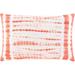 Artistic Weavers Saran Tie-Dye Striped Cotton 14x22-inch Lumbar Throw Pillow
