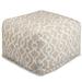 Majestic Home Goods Indoor Outdoor Athens Ottoman Pouf 27 in L x 27 in W x 17 in H