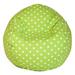 Majestic Home Goods Polka Doot Classic Bean Bag Chair Small/Large