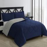 Swift Home Reversible Down Alternative Microfiber Bedding Comforter Set