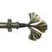 InStyleDesign Luck Adjustable Antique Brass Curtain Rod