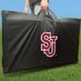 St. Johns Stained Pyramid Cornhole Board Set - Includes (8) Team Logo Bags + Optional Accessories