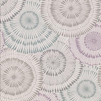 Brewster Howe Multicolor Medallions Wallpaper - 21in x 396in x 0.025in
