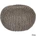 Artistic Weavers Solid Anne Round Jute 20-inch Pouf