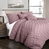 Lush Decor Ravello Pintuck 5-piece Comforter Set