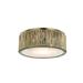 Hudson Valley Crispin LED Aged Brass Small Flush Mount