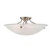 Livex Lighting Oasis 4-light Brushed Nickel Ceiling Mount