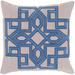 Decorative Garcia Geometric 18-inch Poly or Feather Down Filled Throw Pillow