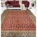 Noori Rug Ankara Heathcote Red/Teal Blue Rug - 8'0" x 10'0"