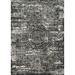 Alexander Home Cassidy Distressed Medallion Charcoal Area Rug