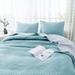 KASENTEX 3-Piece Designer Oversize Quilt Set Soft Cotton Bedspread Coverlet Sets