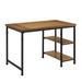 Linon Harrison Metal & Wood Industrial Desk