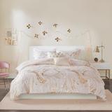 Natalia Metallic Printed Duvet Cover Set by Intelligent Design