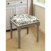 Toile Rustic-grey Vanity Stool