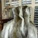 Thomas Collection Handmade Grey Alaskan Hawk Faux Fur Throw Blanket