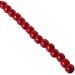 14mm Wood Bead Garland, 9-Feet, Burgundy