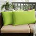 Charisma Outdoor Green Pillow Made with Sunbrella (Set of 2)