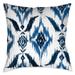 Laural Home Abstract Indigo Decorative 18-inch Throw Pillow