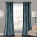 Porch & Den Lapeyrous Velvet Solid Room Darkening Window Curtain Panel Set