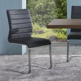 Fusion White or Grey Faux Leather Dining Chairs - Set of 2