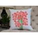 20 x 20 inch Florpalida Floral Print Pillow
