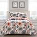 Levine Reversible Floral/ Damask 3-piece Quilt Set