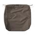 Classic Accessories Ravenna Water-Resistant 25 x 25 x 5 Inch Patio Seat Cushion Slip Cover, Dark Taupe