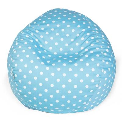 Majestic Home Goods Polka Doot Classic Bean Bag Chair Small/Large