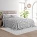 Becky Cameron Botanical 4 Piece 100% Cotton Brushed Flannel Deep Pocket Bed Sheet Set