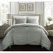 Chic Home Aurora 3 Piece Comforter Set Contemporary Striped Design