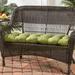 Driftwood 44-inch Outdoor Green Swing/ Bench Cushion by Havenside Home - 17w x 44l